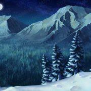 siberian_tiger_background_night